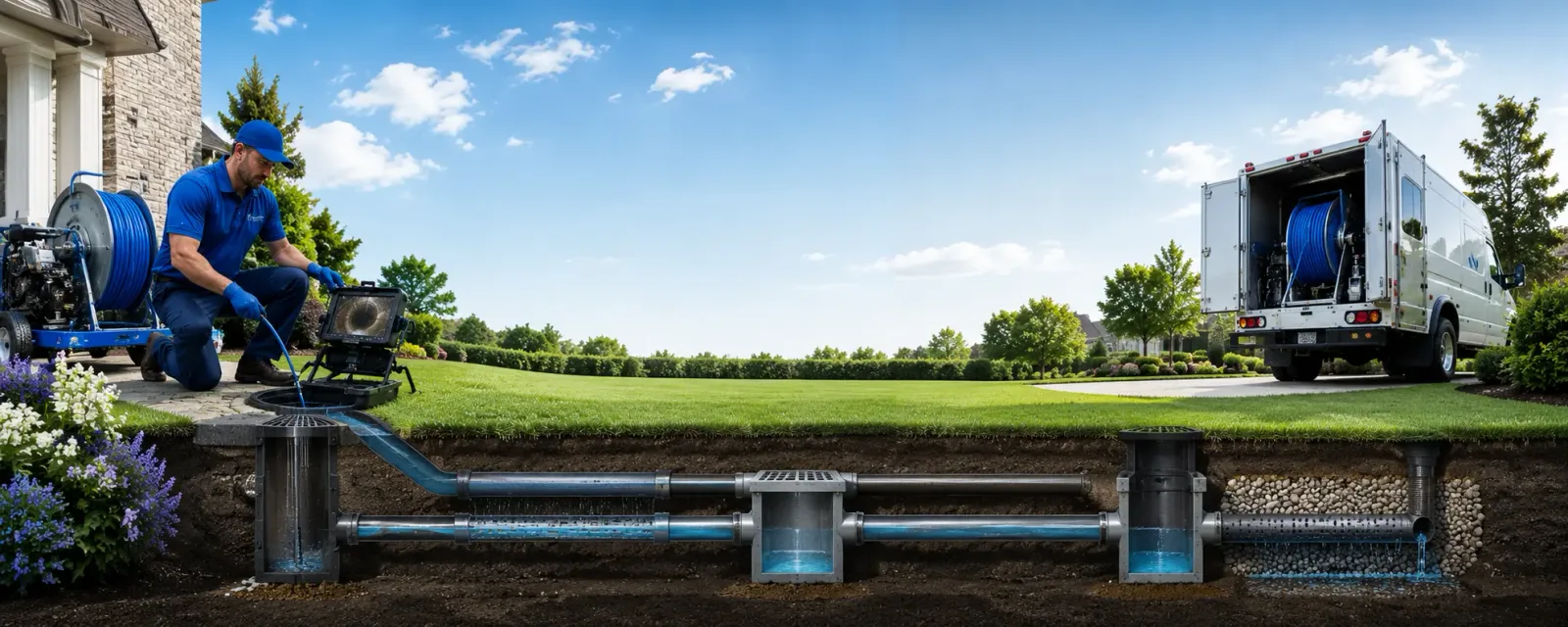 Outdoor drain cleaning information for Vickery, OH