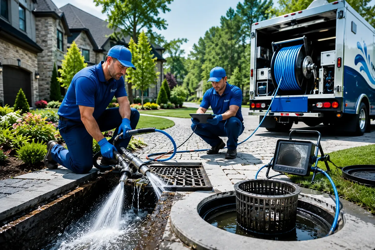Local outdoor drain cleaning professionals in Vickery, OH